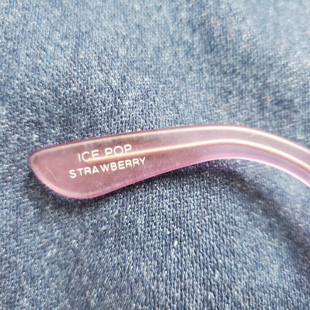 Ray Ban Wayfarer Sunglasses Ice Pop Strawberry - Picture 5 of 8